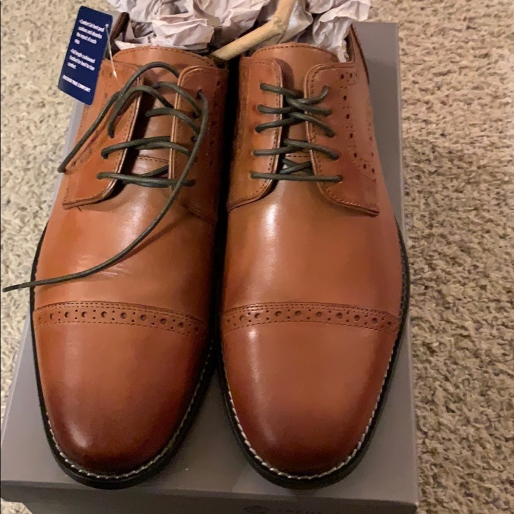 Nunn Bush Norcross Men's Cap Toe Dress Oxfords